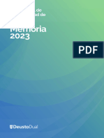 Memoria 2023 de La Unidad Dual de La Universidad de Deusto