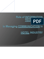 Role of Information Technology