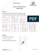 Session 12 Integral Calculus Student Problem Sheet