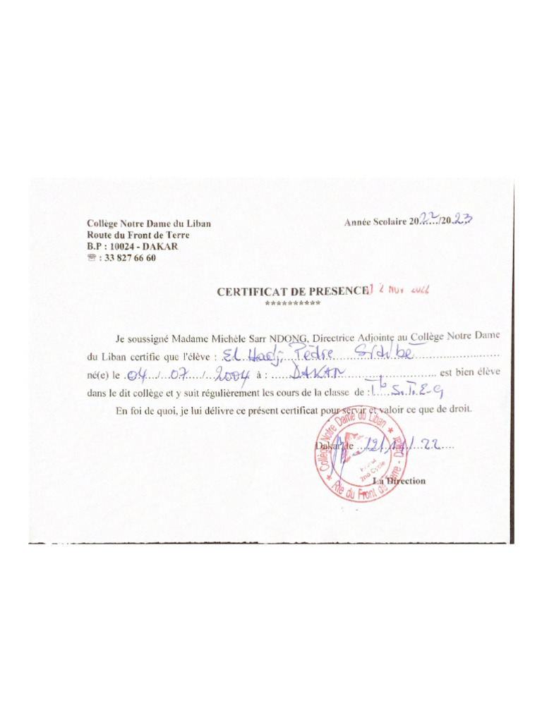 ATTESTATION DE NON INSCRIPTION PARCOURSUP visual data 7