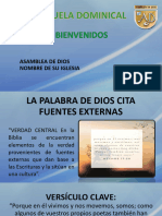 La Palabra de Dios Cita Fuentes Externas