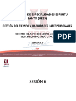 Sesion 6 - 2024 Gestión Del Tiempo y Habilidades Interpersonales