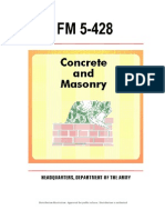 CONCRETE AND MASONRY – ARMY FIELD MANUAL FM 5-428