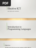 L1 - Introduction To Programming Language 1