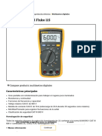 Multímetro Digital de Verdadero Valor Eficaz Fluke 115 - Fluke