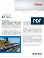 Toshiba's Belt Tension Motor Tech Note 