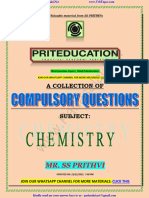 12th Chemistry EM Compulsory Questions English Medium PDF Download