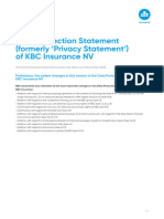 KBC Insurance Privacy EN