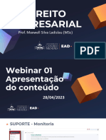 Webnar 01 Empresarial - Apresentação Do Conteúdo