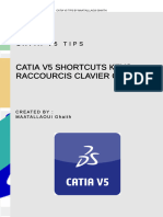 Catia v5 Shortcuts Keys