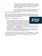 Thesis On Educational Management and Supervision PDF