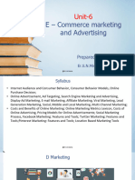 Unit 6 - Ecommerce Marketing and Advertising