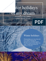 Winter Holidays of My Dream