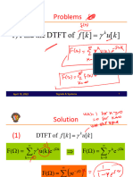 Lecture - DTFT - DFT - 17.04.2022