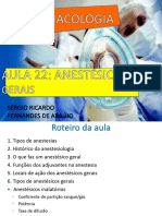Aula 22 - Anestesicos Gerais