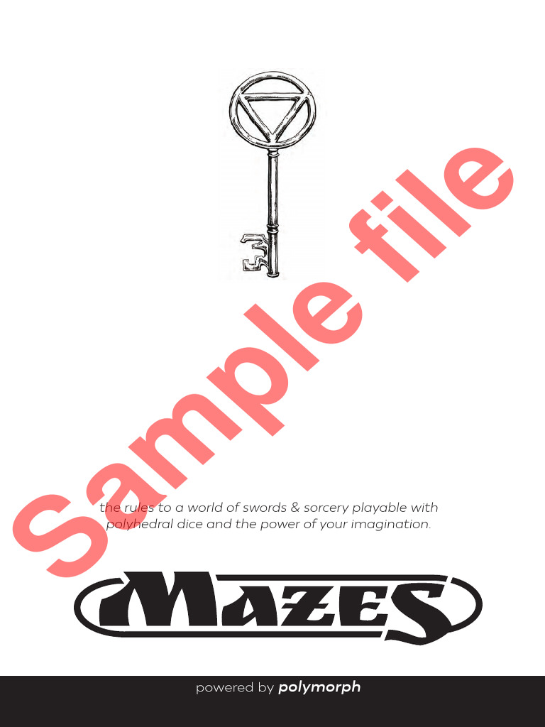 Sample | PDF | Role Playing Games | Magician (Fantasy)