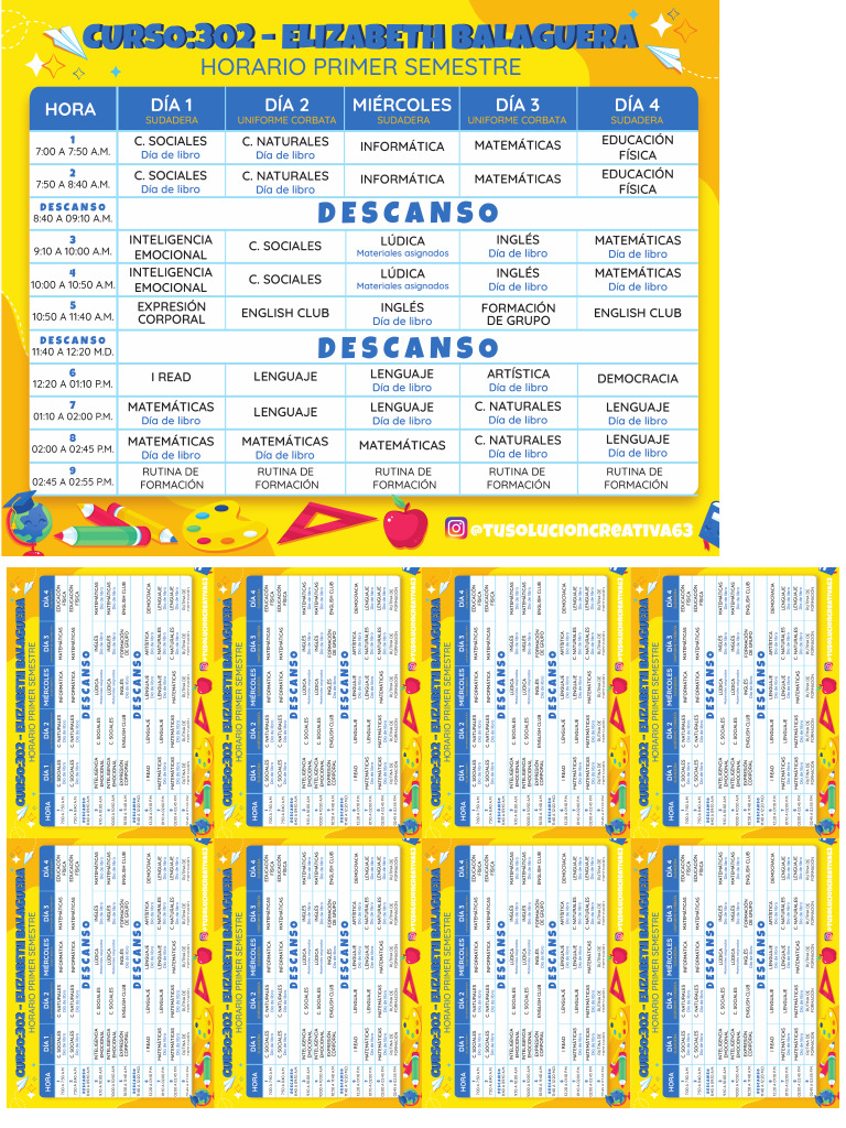 Horario 302