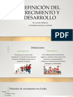 5.definición Del Crecimiento y Desarrollo