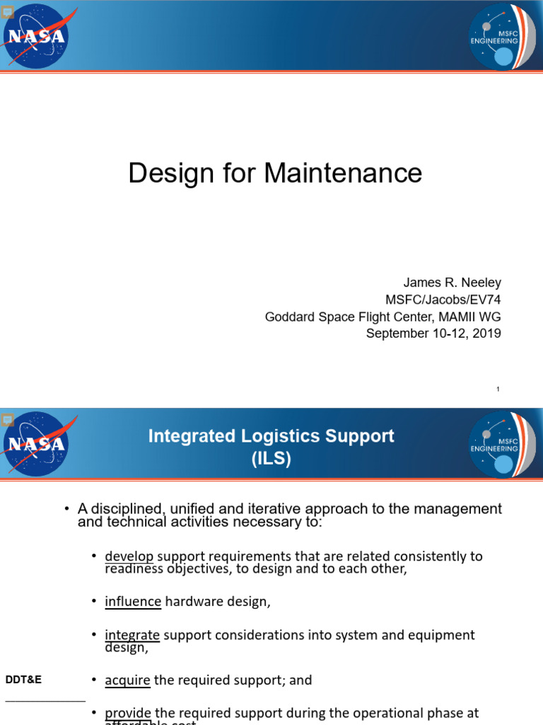Design for Maintenance_ILS_Final | PDF | Reliability Engineering ...