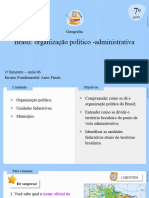 Brasil Organização Político - Administrativa