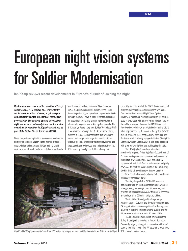 European Night Vision | PDF | Military Science | Equipment