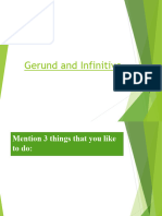 Gerunds and Infinitives