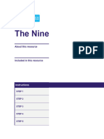 Nine Box Grid Template