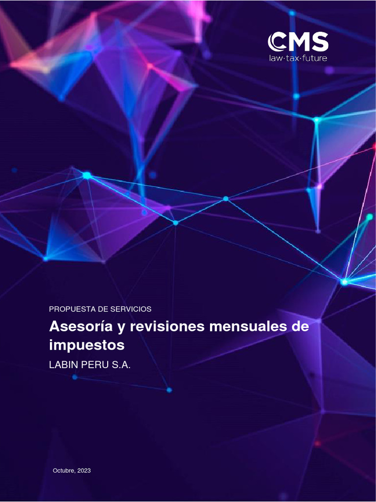 Asesoría Tributaria para Labin Perú S.A. | PDF | Negocios | Finanzas y ...