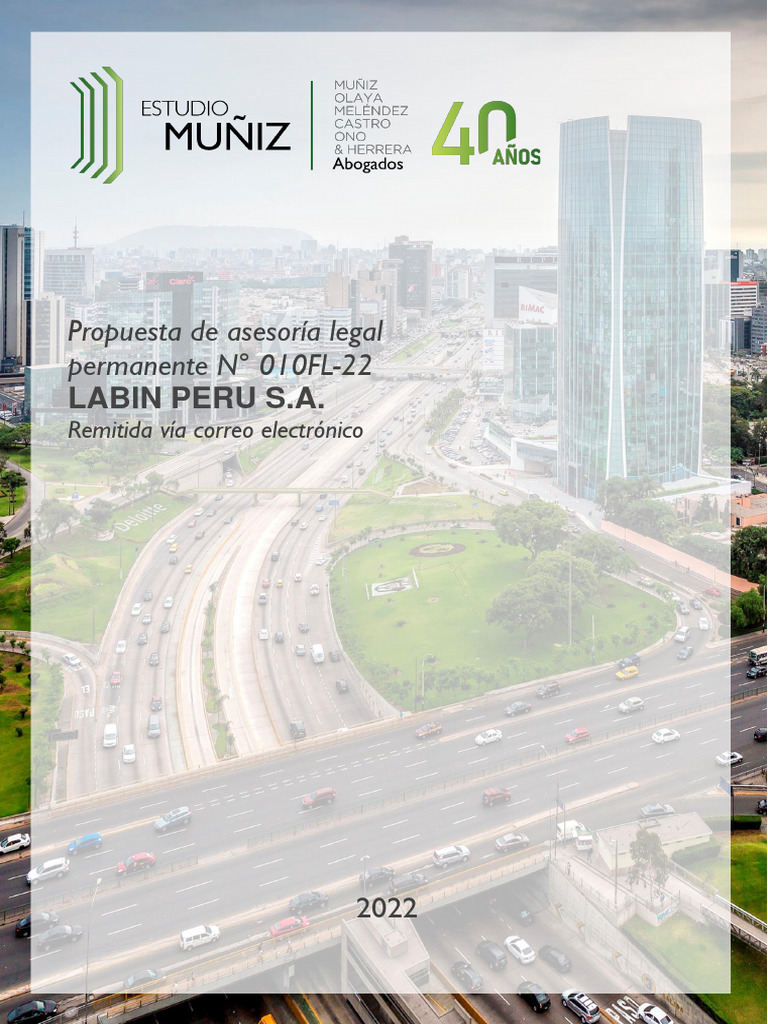 Propuesta Asesoría Legal LABIN PERU | PDF | Corrupción política | Perú