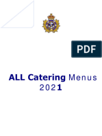 ALL Catering Menus - 2021