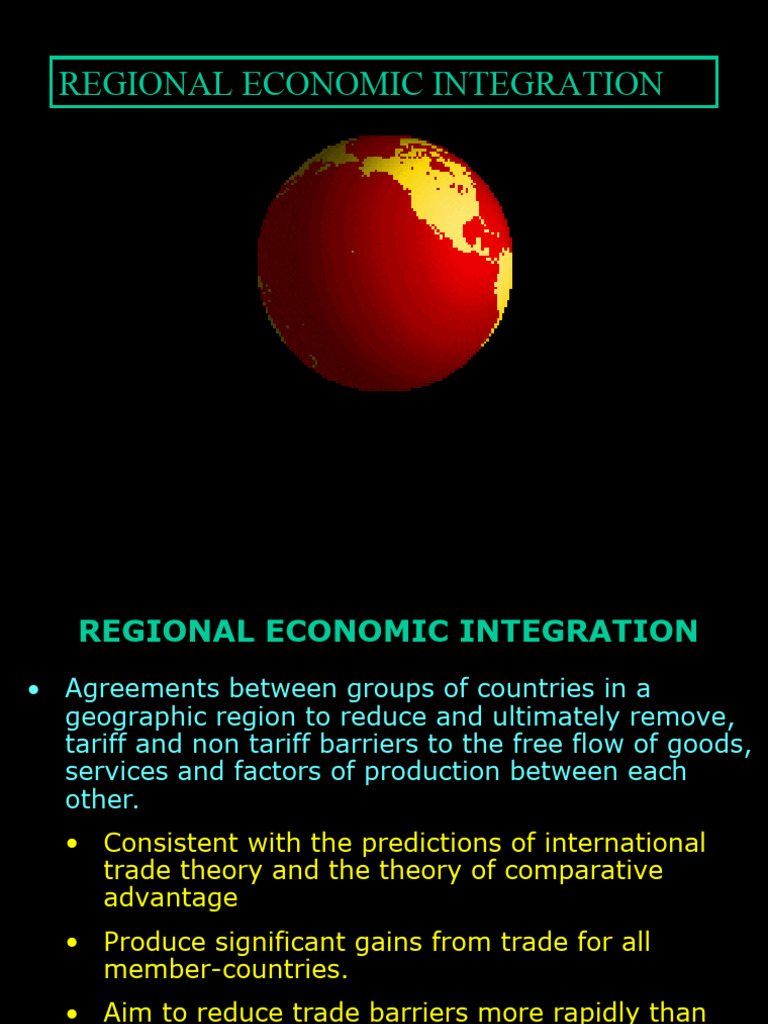 Understanding Regional Economic Integration | PDF | European Union ...