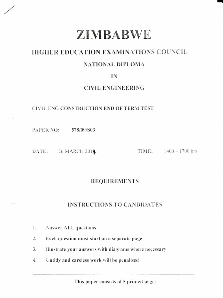 Cec Question Paper | PDF