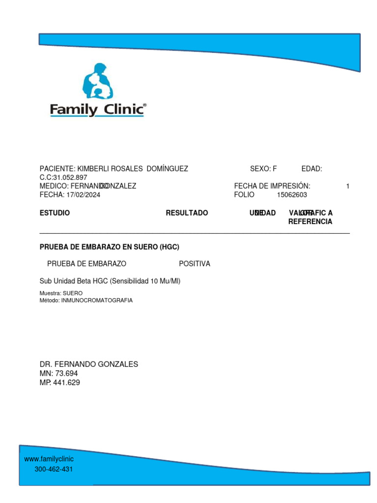 Examenes de sangre de embarazo positivo hotsell