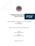 Portada: Universidad Nacional de Chimborazo Facultad Ciencias de La Salud Carrera de Medicina