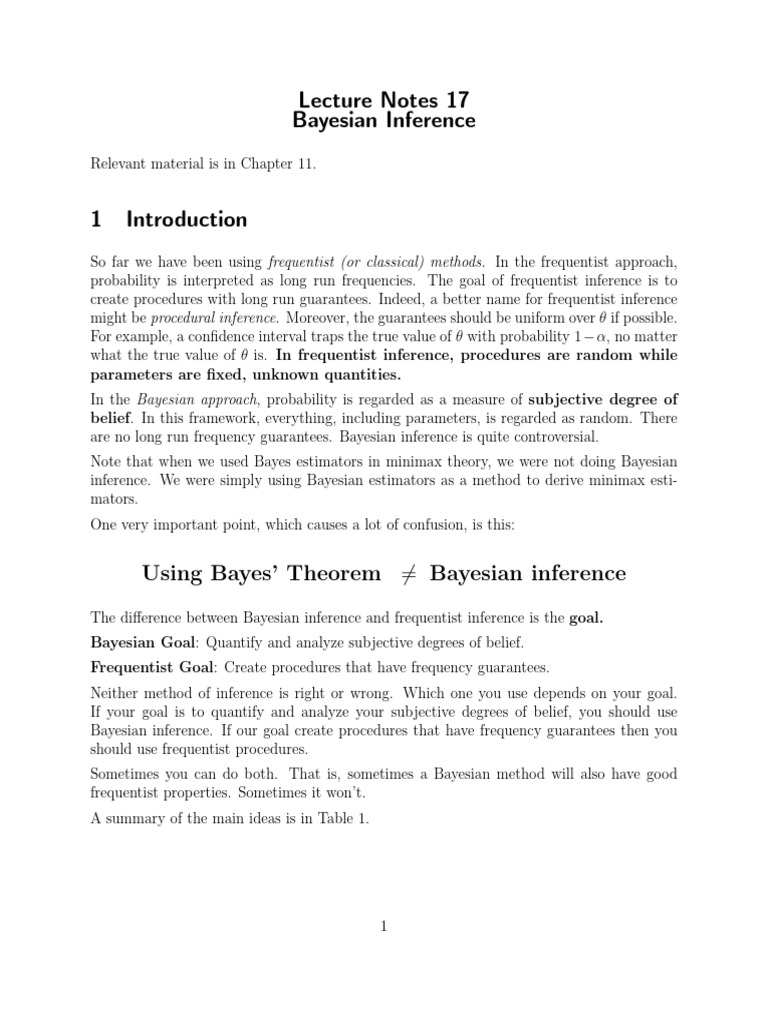 Lecture notes for probability and statistics pdf statistical