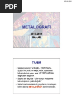 Metalografi 