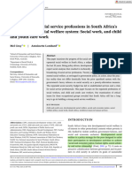 PR 2022 - Gray - Progress of The Social Service Professions in South Africa S Developmental Social Welfare