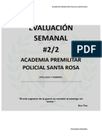 Evaluación Semanal 2