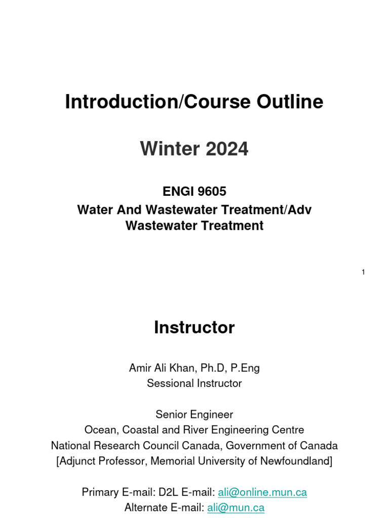 Advanced Water & Wastewater Treatment | PDF | Sewage Treatment | Water ...