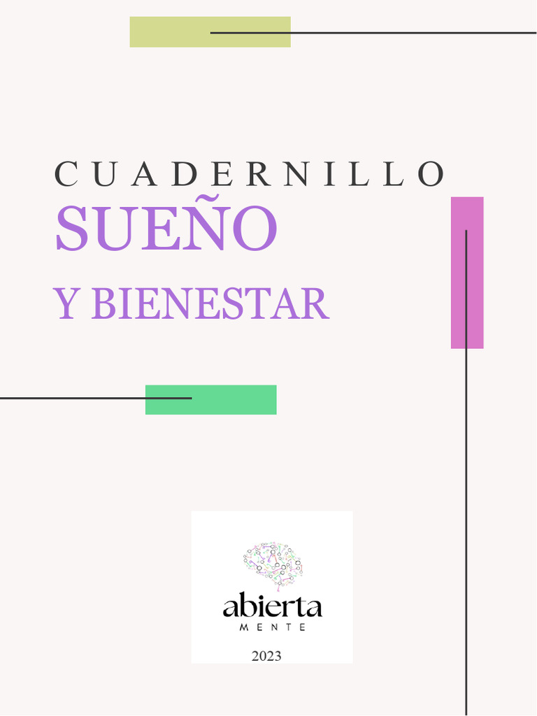 Sueño y Bienestar: Claves para Mejorar | PDF | Dormir | Estrés (biología)