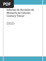 Informe de RevisiÃ N de Memoria de CÃ¡lculo
