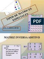 Tipos de Matrices Especiales Oficial 2017