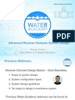 Advanced Reverse Osmosis System Design