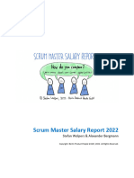 Scrum Master Salary Report 2022 by Age of Product