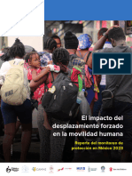 "El Impacto Del Desplazamiento Forzado en La Movilidad Humana". ACNUR
