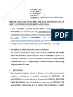 Demanda de Alimentos PDF