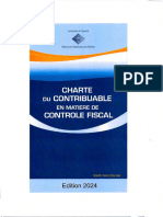 Charte Du Contribuable en Matière de Contrôle Fiscal Maroc