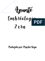 Apunte - 2 Era - Embriologia