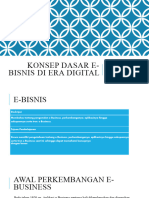 Konsep Dasar E-Bisnis Di Era Digital