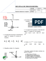 Examen Final de 2° Grado